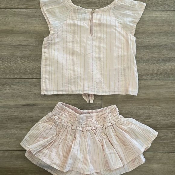 Art Class 2 pc Toddler Size 2T Outfit, Pink & Gold - Picture 10 of 11